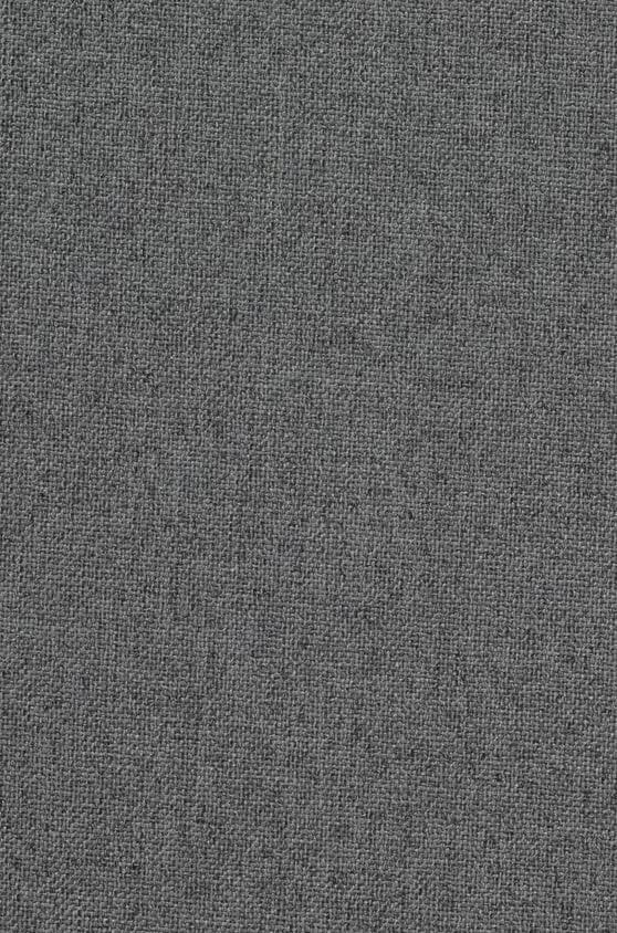 Tissu LISBOA anthracite occultant effet lin professionnel