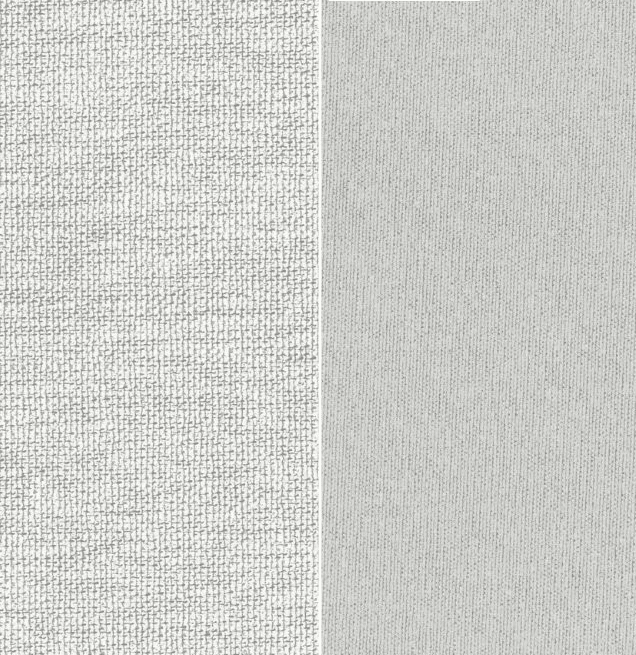 Tissu occultant CHESTER blanc chalk double face avec rendu uniforme pour hôtel