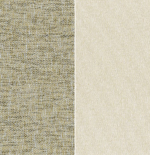 Tissu occultant CHESTER écru double face pour rideaux chambre hôtel