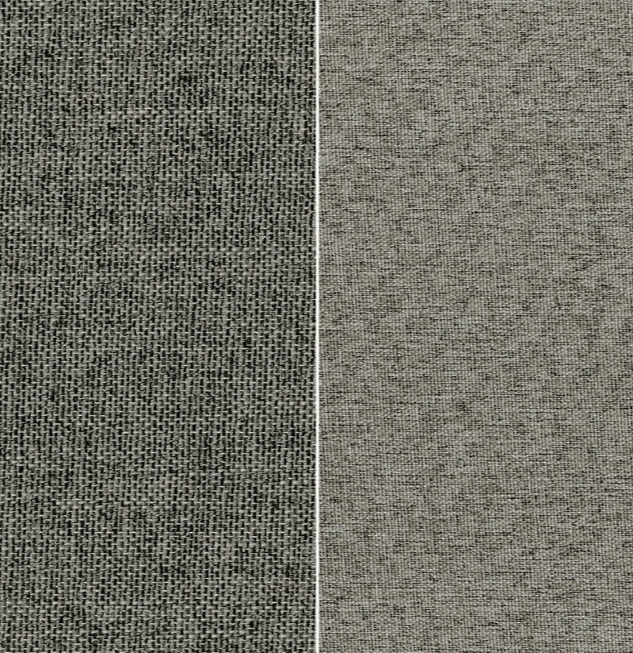 Tissu occultant CHESTER beige hemp double face pour rideaux hôteliers naturels