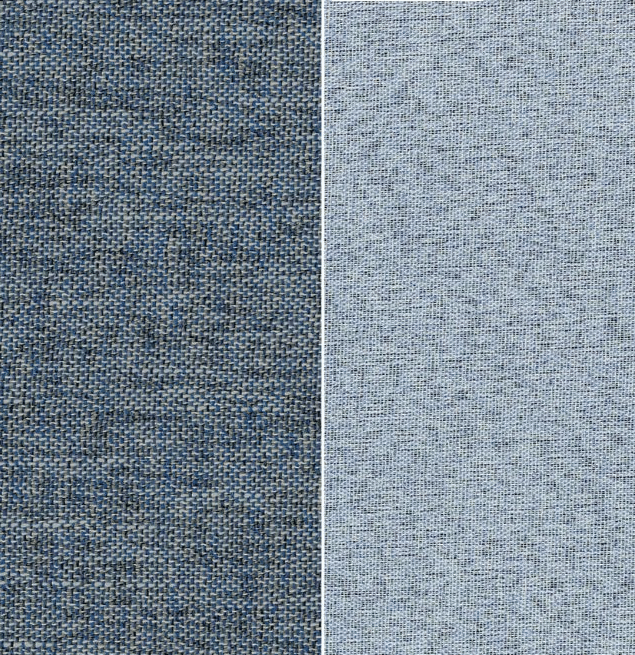Tissu occultant CHESTER gris smoke double face pour rideaux hôtel modernes