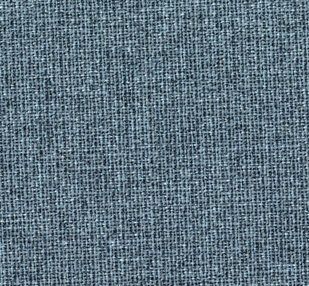 Tissu occultant Cambridge coloris Denim avec texture tissée naturelle pour rideaux sur mesure.