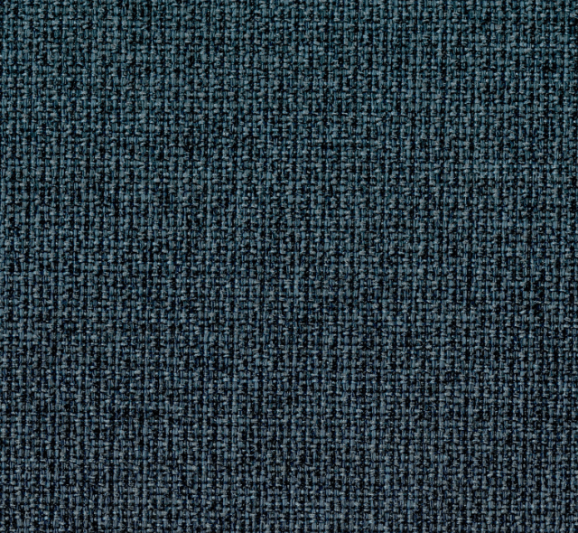 Tissu occultant Cambridge coloris Indigo à la texture texturée naturelle.